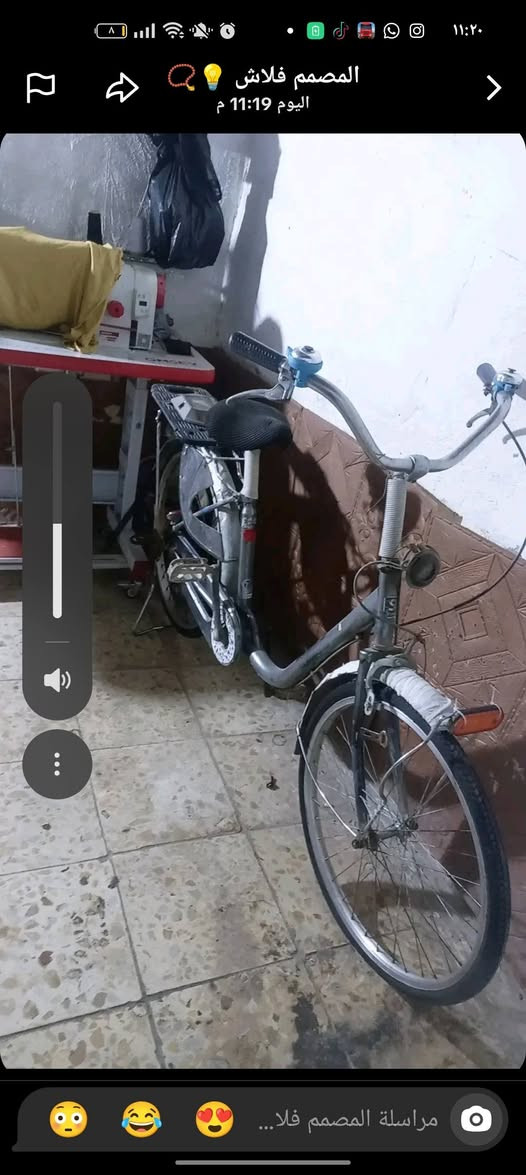 بايسكل للبيع تكسي حجم ٢٠ تايرات جديده البايسكل نضيف بس عوزه سيم للكير يبدل ٣ نمر مكاني بغداد قريب على بسمايه سعره 125 وبي مجال رقم هاتف ***********
