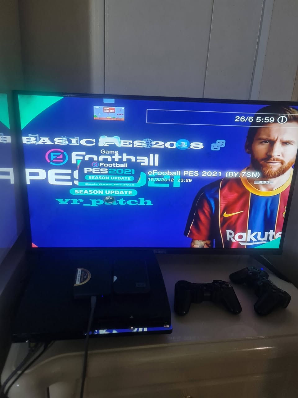 بلي 3 سلم للبيع
الجهاز مهكر تكدر تنزل بيه العاب والجهاز كلش نضيف 

الألعاب الموجوده بالجهاز :

 1 gta 5

2 pes 2021 

3 blur

4 cal of duty black ops 

5 call of duty 

الجهاز كامل ملحقات : 

1 جوستك عدد 2 

2 هارد العاب عدد 2 هواي اللعاب بيهن  

3 فيشه HD 

السعر 100 وبي مجال العنوان بغداد الدورة للإستفسار 
*********** / ***********
