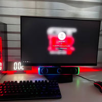 شاشا   msi.  180hz.   حجم 24 -------- i5  11400 RAM. 16  3200 كورسير m...