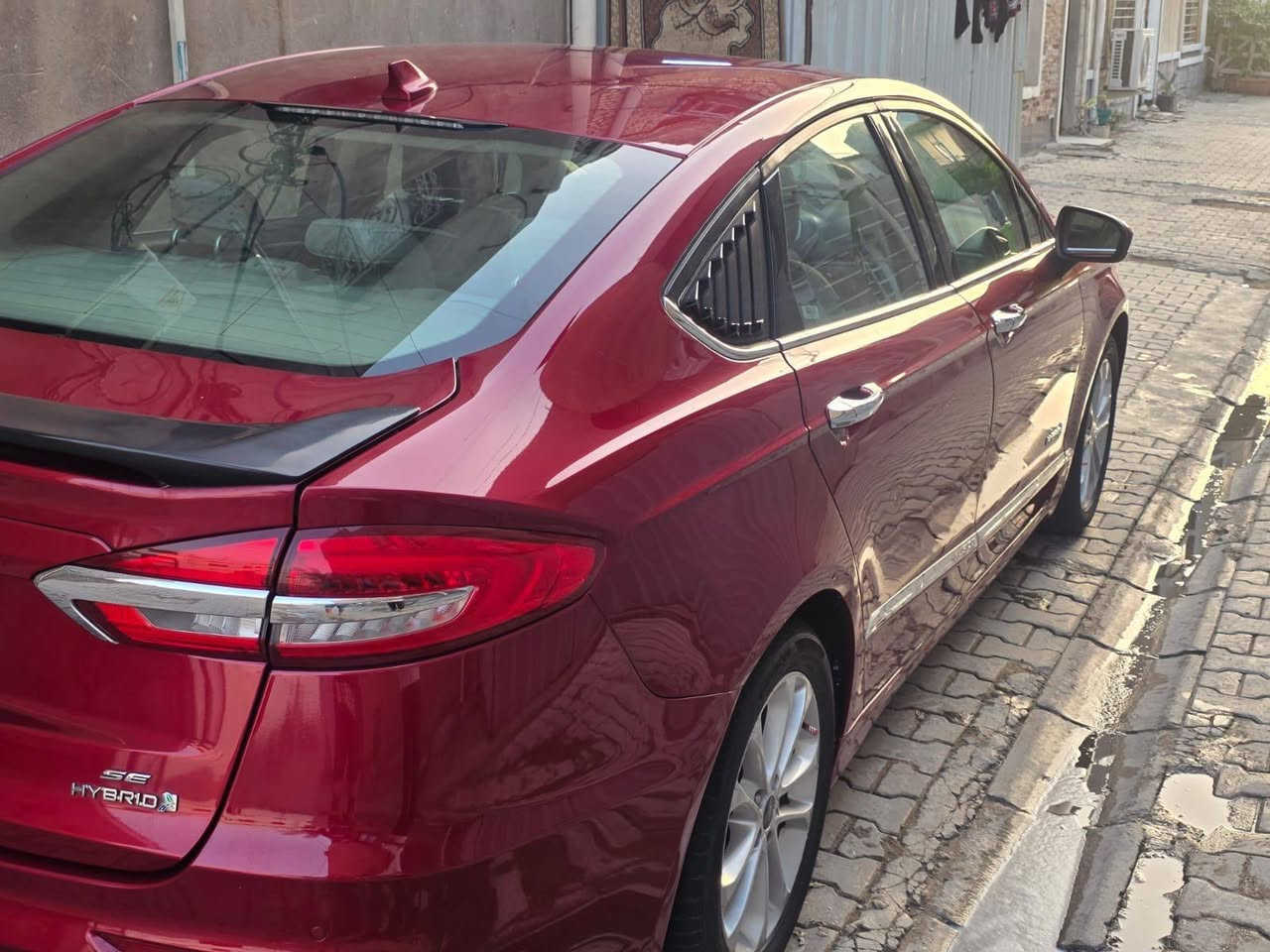 سلام عليكم عندي فورد فيوجن موديل 2019 هايبرد للبيع سياره جاهزه من كل شي الحادث جاملغ خلفي الايسر مع ارباك برده فقط الصور بالمنشور رقم بغداد جديد السعر 120 وبيه مجال بسيط ماشيه 124 كيلو متر للتواصل ***********

نص مكتوب في الصور:
- BODY CAR
- بغداد - المنصور - شارع ابو جعفر المنصور - مجاور كباب محمد
- ***********7716552977
- تقرير الفحص النهائي :
- اسم الزبون : -
- الماركة : فورد
- النوع : فيوجن
- سنة الصنع : 2019 رقم العجلة : 46221/ف/بغداد خصوصي
- تاريخ الفحص : 2021-04-29 وقت الفحص : 03:43 pm
- ملاحظة : نخلي مسؤوليتنا بعد انتهاء الفحص وتسليم التقرير الى
- الزبون.
- الجانب الايمن
- يوجد سمكرة وخدوش في المكان المحدد
- الجانب الايسر
- يوجد صبغ وخدوش في المكان المحدد
- المصد الخلفي
- يوجد صبغ في المكان المحدد
- الجزء العلوي
- لايوجد ضرر
- المصد الامامي
- يوجد خدوش في المكان المحدد
- تقرير الفحص النهائي للعجلة المرقمة 46221/ف/بغداد - خصوصي لصاحبها السيد - بتاريخ 2021-04-29 في الساعة
