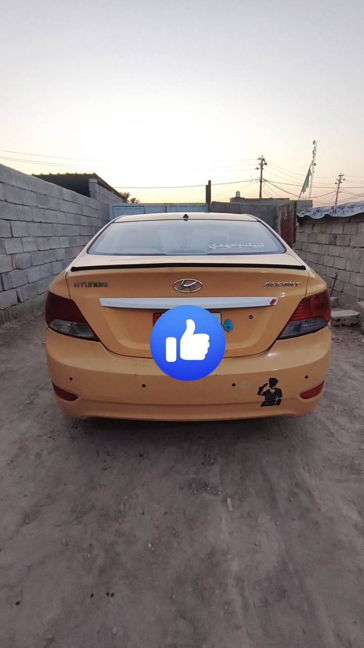 سلام عليكم سياره لبيع اكسنت موديل 12خليجي محرك 1600 بيه منضومه غاز سعر 75وبيه مجال مكاني كربلاء الرقم ***********
