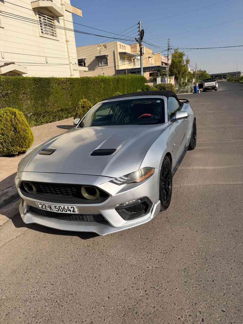 FORD MUSTANG GT V8 2018
لون سلفر كشف ماشية 54 الف
بيها قطعتين صبغ و قطعتين تبديل 
حادث خفيف جدا بدون دواخل
مكان السيارة اربيل 
*********** أربيل, العراق
