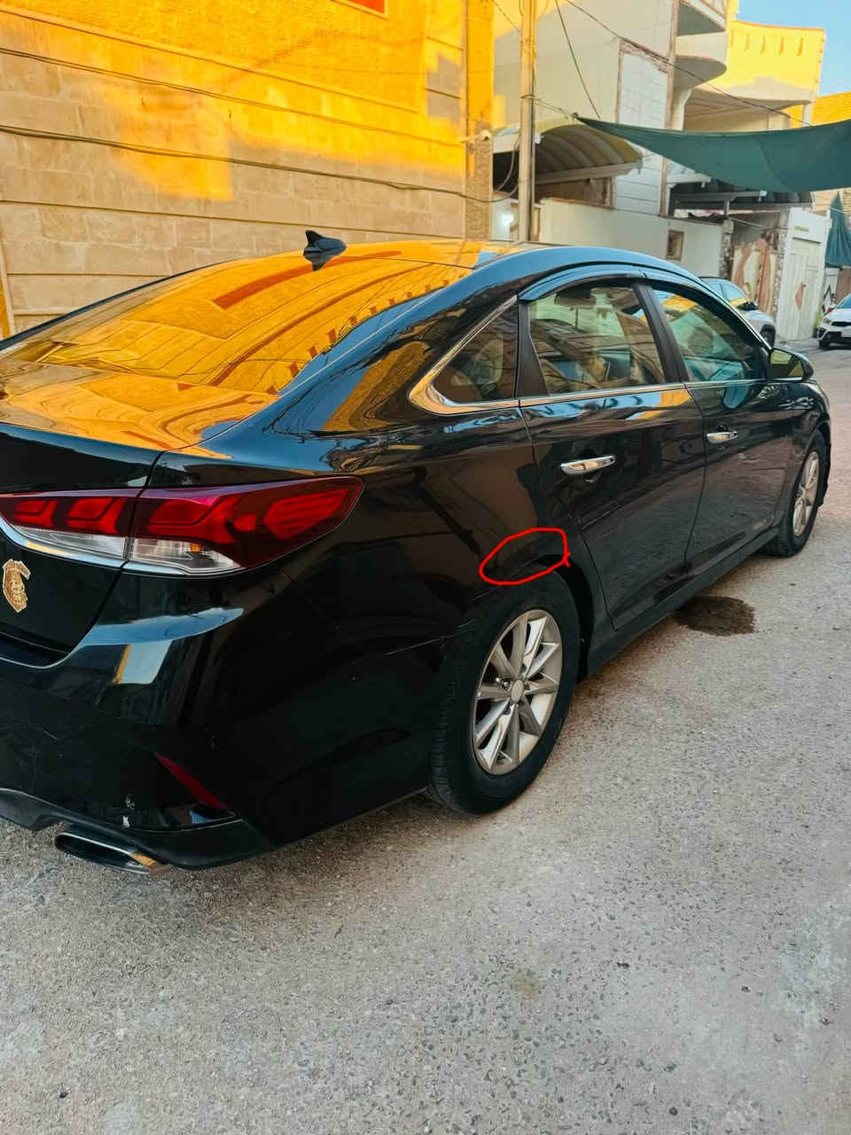 هيونداي سوناتا 2018
🚘 المواصفات:

* اللون: أسود
* رقم أربيل
* المحرك: GDI / 2400
* رادار جانبي
* شاشة كبيرة
* كامرة خلفية
* ويل كب حجم 16
* وباقي المواصفات المعروفة
* ماشية: 67 ألف ميل

⚠️ الأضرار:
جامع أمامي فقط، حادث أمريكي موضح بالصور، والباب الخلفي للسائق مرشوش أثر شخوط، وبها رصعات بسيطة وبها برد مقدار شبر.

🚗 السيارة بدون تبديل ليبل واحد.

💰 السعر: 120
📞 للاستفسار: ***********
المكان النجف الاشرف
