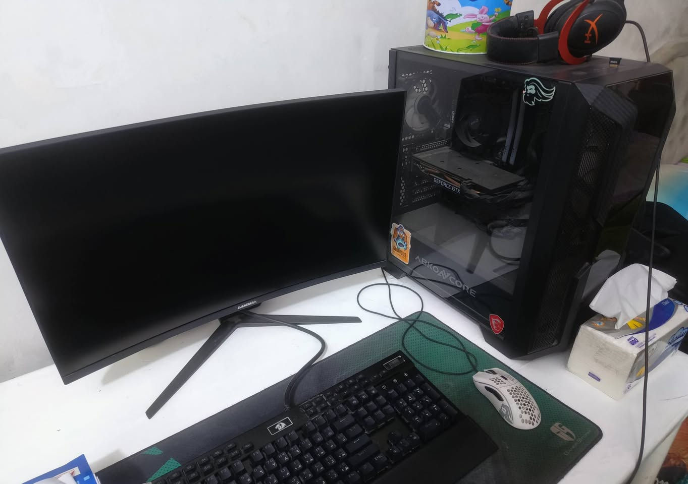 السلام عليكم سيت اب كامل او كيس
كرت شاشة pny1660 super

معالج r5 3600x

مذربورد m450b tomahawk max

رامات 8*2 pny rgb
240 ssd

1t hdd

بور سبلاي 650w

الكيس كامل ب550 الف

اضافة همات اكدر ابيعلك سيت اب كامل اكو شاشة 144 هرتز va 27 واكو سماعة كلاود 2

واكو واكو ماوس كلوريس واكو ups اونلاين فاربر وعندي انارات ارجيبي مشتريهن من امزون بس هذني الاغراض مقترنا ببيع الكيس اولاً اذا تريد الكيس ويا قطعة من هذني ما نختلف على السعر ان شاء الله مكاني بغداد حي الجهاد

*********** هذا الرقم عليه واتساب
