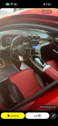 Mercedes Benz _ c200 AMG BCM السبارة موديل 2022 المسافة المقطوعة 21000...