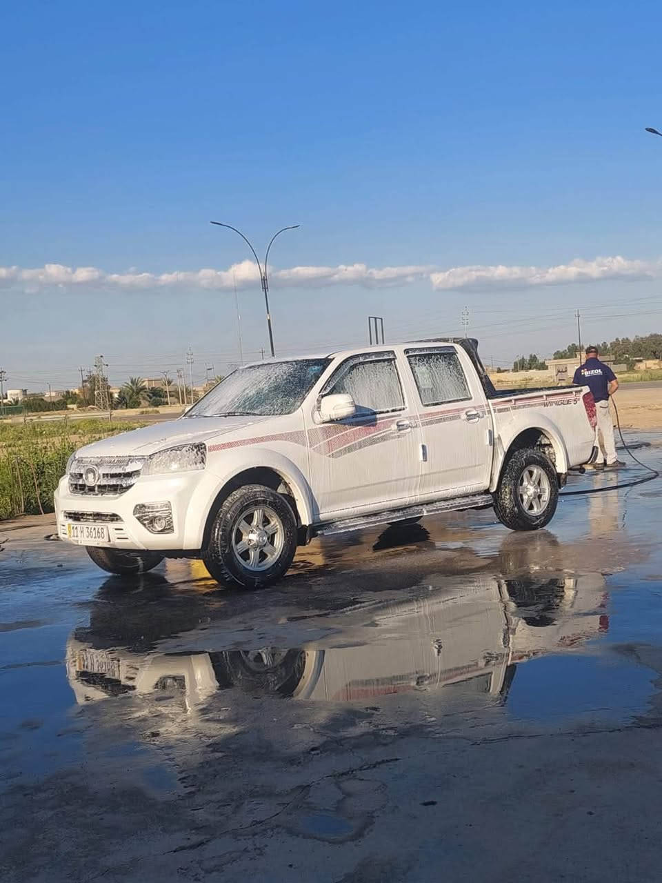 السلام عليكم  للبيع فقط
بيك أب كريت ويل موديل 2025  

مكفوله كفاله عامة  رقم بغداد بسمي  

بيها  منضومة غاز ام ال 60 لتر  
 
ماشية 107 مكان السيارة ديالى بعقوبة ستفسار اكثر 

الاتصال ع هـ ***********

السعر 127 وبيها مجال قليل
