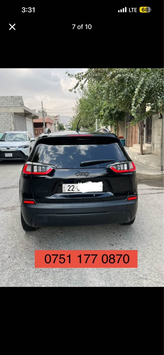 Jeep Cherokee 2023 black Top awd
سعر🔥🔥 128$ مجال
٠۷٥۱۱۷۷٠۸۷٠
بصمە شغال رادار دبل اکسل سندوق شفط شاشە گەورە برێک بصمە و ئۆتۆ هۆلد ئۆتۆ ستارت کوشن هیتر کوشن جلدو کوشن کارەبا سوکان هیتەر پێنج مۆدی لێخورین دەبل گێر حساسی ناو دەعامی راداری دواوەو ئاوینەکان و خەتی جادە فول تحکمات ستیرن
دەرگا بصمە وویل کرۆم لایت لیدو زینۆن بلاجکتۆرو تولی سەر سەقف 
مکینە ۲٤ چوار پستۆن 
بونید جملاغ بۆیاغە بێ ناو گرتن شوخت و ساردی نیە
گێرو مکینەو کارەبای تەبرید بەری یزۆز بەشەرت
شوێن قەلادزێ📍
تکایە کریار نیت سەرمان مەهێشێنە لەگەل ڕێزدا رانية, السليمانية

نص مكتوب في الصور:
- ***********
- 3:31 LTE 68 4 of 10