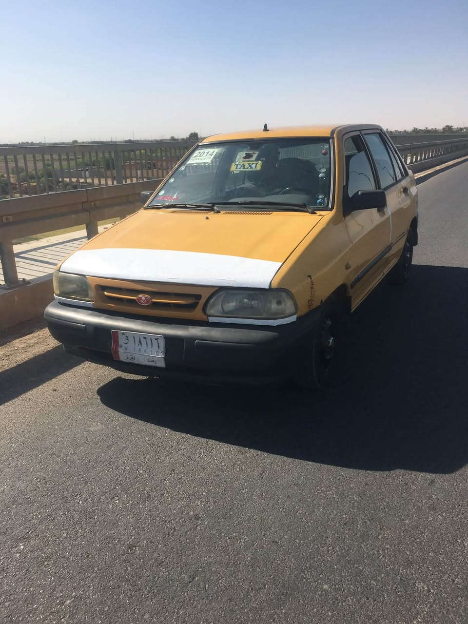 السلام عليكم سايبا ٢٠١٤ رقم بغداد ألماني تحويل شرط التحويل الشرعي بشارع فلسطين كير محرك نظيف تخم تاير كهربائيات شغاله سنتر لك شغال تبريد بس غاز غرامات عليها 300 وهيئة 210  السعر 22& تنزل منها الهيئه والغرامات وحسب الاتفاق سيارة بلاديه بيها ضربة من الخلف ومصلحة وصورها موضحه بالنشر العنوان ***********كوت الاتصال بالرقم
