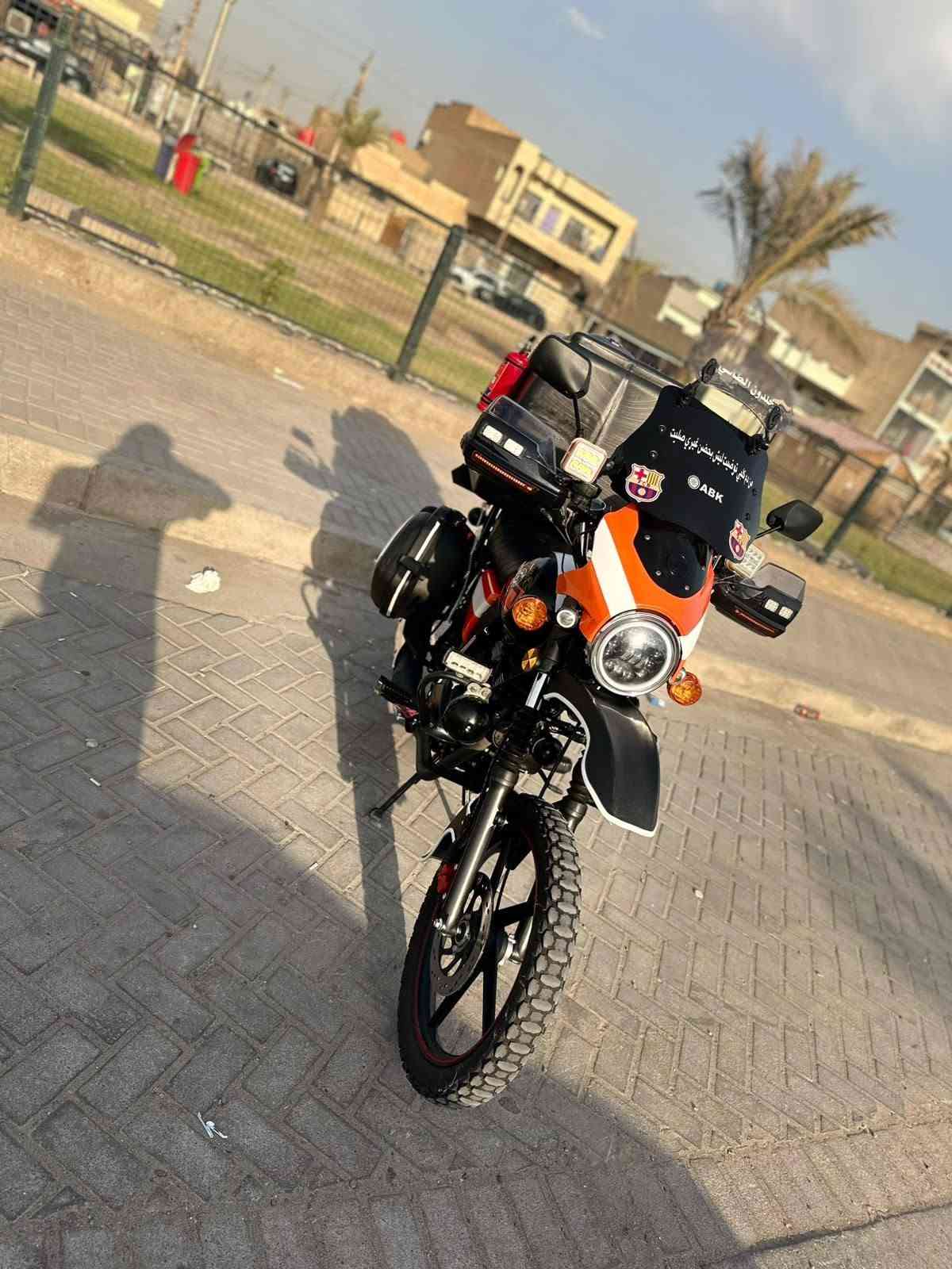 السلام عليكم دراجته دايوان للبيع دراجة كاملة متكاملة اي نقص مابيها الدراجة ب إسمي  مرقمه رقمها اربيل تحويل ثاني يوم السعر خاص للتواصل على هذا الرقم ***********
