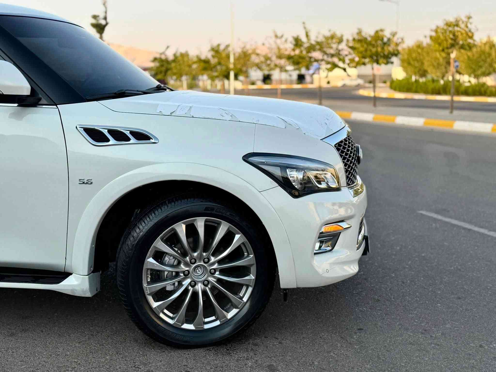 ‏ INFINITI QX80 2016
أنفنيتي QX80 موديل 2016 فول فول مواصفات ١/١
مواصفات خليجي وكالة شريك سردار ✅
سيارة جديد مثل شريكة 📦📦🧿🧿
-----------------------------------------
مكان🌆: سليماني                   
 سعر💵:  219$ 
تليفون 📲: *********** 
  -----------------------------------------
▫️محريك V8 5.6L تمانية سلندر
🔹گير و محرك بشرط برغي مامفتوح شرط📦
🔹بدون صوت و صرف و خلل كل بشرط فحص
🔹ماشيه 96  الف كيلو متر حقيقي 📦✅

▫️ بصمتين بلادي و سماعات و كتلوك كل موجود✅
 
▫️سيارة كلين تايتل وكالة شريكة سردار
🔹صار بلعراق ( باب خلفي و نص جملغ صبوغ )❌
🔹بدون داخل و بدون أيرباگ شرط فحص✅
🔹حتل دعاميات بيلادي بدون صبوغ 
🔹سيارة حيل حيلوة جديد جديد ماشاالله
🔹سيارة على وضع شريكة لوك لوك 📦📦

 
▫️مواصفات
{{ بصمة - سلايت - داخل بيجي - فورويل - رادار امامي و خلفي - رادار جانبي - ثلاجة -  خمس كاميرا - ٣ شاشة - تشغيل عن بعد - صندوق شفت - كشنات جلد - كشنات تتفيئة و تبريد - كشن و ستيرن خزن - كشنات امامي و خلفي كهربا - تيريد مركزي - حصاص امامي و خلفي - سماعة BOSE - مراي شفت - بغاغ لايت - داخل فورميكا - ڤوليوم - تحديد سورعة - لايت وزينؤن - بگلايت ليد - بعد }}
 
▫️اربع تاير و ويل حجم 22 بيلادي جديد جديد
🔹سيارة جديد ماشالله بدون نواقص
🔹سيارة شرط بدون اى نواقص گير و محرك و حدادي و كاهرباى كل بشرط
🔹سنوية و رقم جديد سنوي بأسمي تحويل غرامة بشرط
