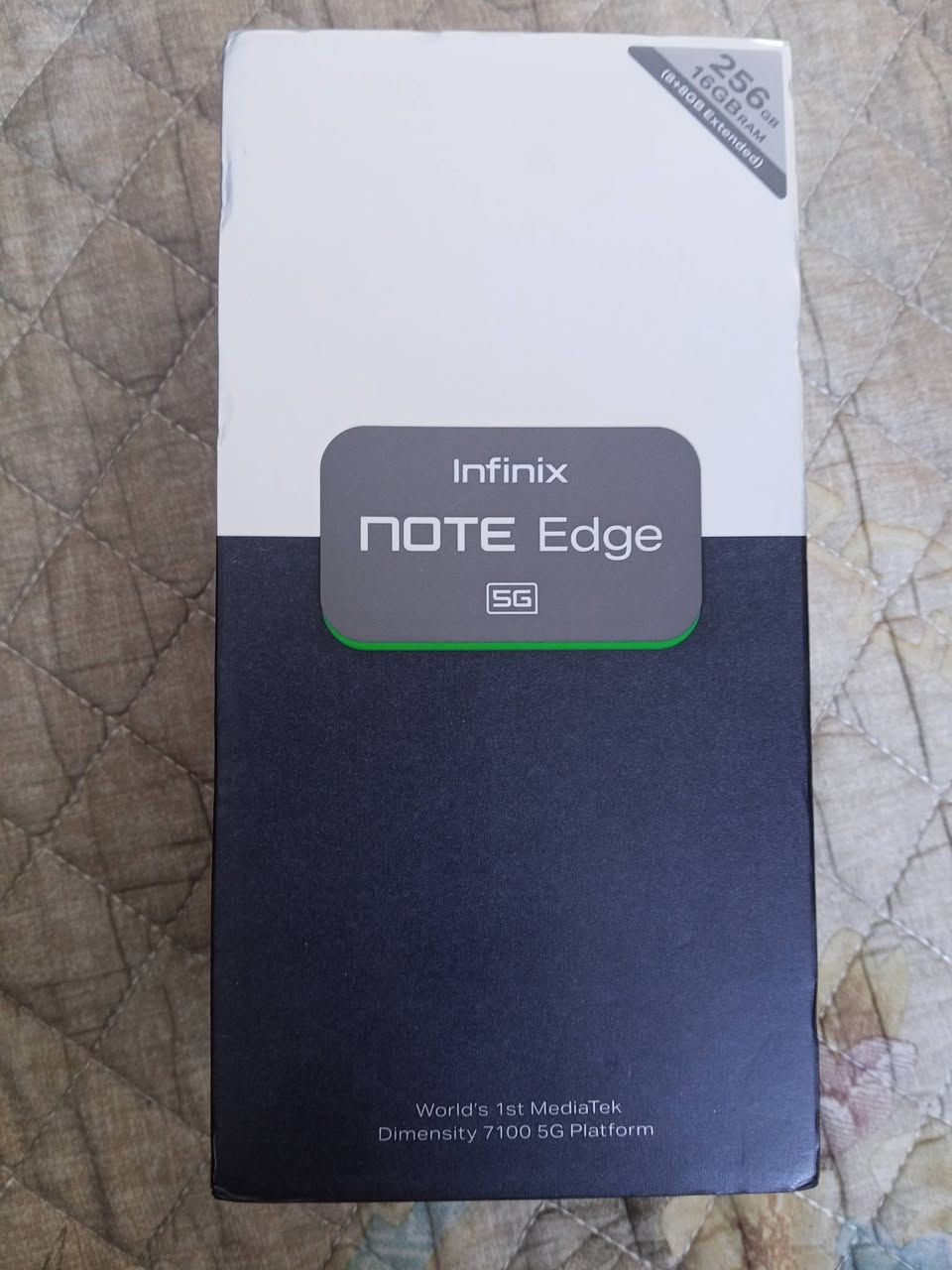 انفنكس نوت ايدج 5G
بلكارتونه مامفتوح جديد 100%
زاكره 256 رام 16
للعلم جبته جديد بلنقد 440 اريد ابيعه 380 قفل 
للتواصل ***********
