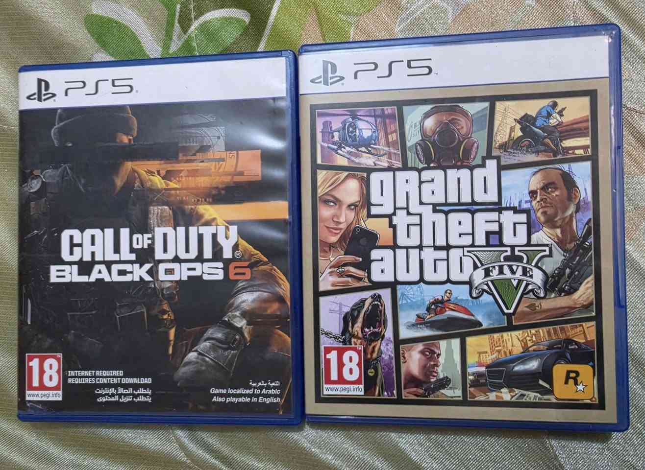 لعبة gta5 نظافة 100% اخت الجديدة 25 الف لعبة بلاك اوبس 6 نظيفة شخوط بسيطه وعالفحص 35 الف عنواني بغداد اي استفسار عالرقم ***********
