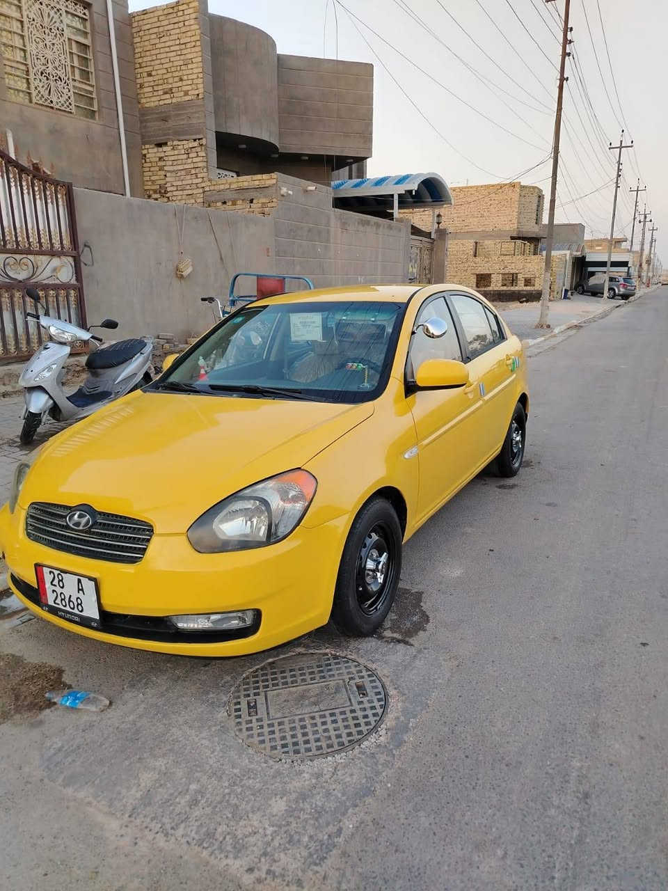 اكسنت مقدس 2010سياره جديده مكينه 1600گير وتبريد ومكينه كفاله عامه حداديه كفاله السياره كفاله ***********العنوان الديوانيه السياره بسمي مشروع وطني هيئه غرمات مصفره
