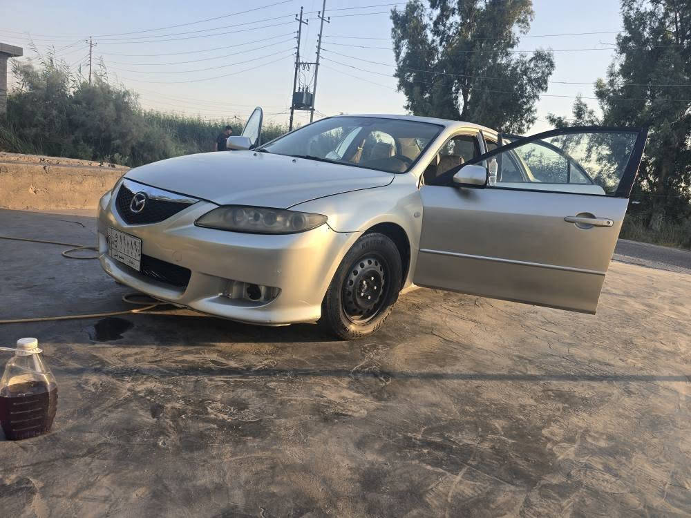 مازدا زوم ٦ موديل ٢٠٠٣ سياره كير اوتوماتيك  مكينه تبريد جدد مصبوغه عام رقم بغداد بسمي  ب٥٥ وبيها مجال بسيط مكاني بغداد *********** الشراي اتصل وتدلل بغداد, العراق
