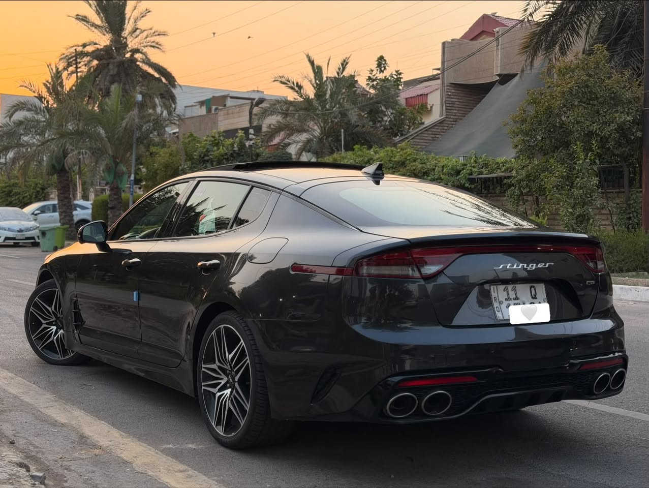 السلام عليكم
كيا ستنكر GT2   V6 
موديل 2023
مكينتها 3.3TT تون تيربو

المواصفات  فول مواصفات اعلئ فئة 

1-بانوراما

2-نظام داتا شو(يعرض السرعة وباقي تفاصيل السيارة على الجامة مقابيل السايق)

3-بصمه

4-خمس كامرات 

5-شاحن لاسلكي

6-سستم صوت 15 سماعه🎙️

7-تبريد وتدفئة كشنات 

8-كشنات جلد حضن رياضي الون احمر 

9-كشنات كهرباء وميموري

10- 5وضعيات قيادة

11-تدفئة ستيرن

12-حساسات امامي خلفي

13-نقطة عمياء

14-اوتو هولد

15-انارة دشبول 7 الوان

16-توقف ذاتي

17-سايد بريك بصمه

18-رادار امامي وخلفي وجانبي

19-نظام كروز كونترول

20-تحديد مسار على خطوط الشارع

21-لايت زينون ولد نهاري

22-بريك بريمبو 6بستم

23-شاشه حجم كبير

24-ستيرن كهرباء وتحكم كامل

25-تشغيل عن بعد

26-مري شفط 

28-ستيراً رياضي D 

29لايتات زنون دبل عدسه 

30-مري شفط + قلاب  

31 -LED نهاري 

32- كامره تشتغل ويه الاشارة

33- كير طياره 

34- وضعيات الستيرن كهرباء 

35- كزوز رياضي بلادي

36-نيكلات برونزي 

37- فجوج برمبو احمر 

38 صندوك كهرباء 

رقم بغداد الجديد بأسمي وهزة جديدة 

بيها صبغ جاملغ وبنيد وباب 

مكان السياره بغداد حي الجامعة 

الرقم *********** 

السعر ١٦٠ ورقة
