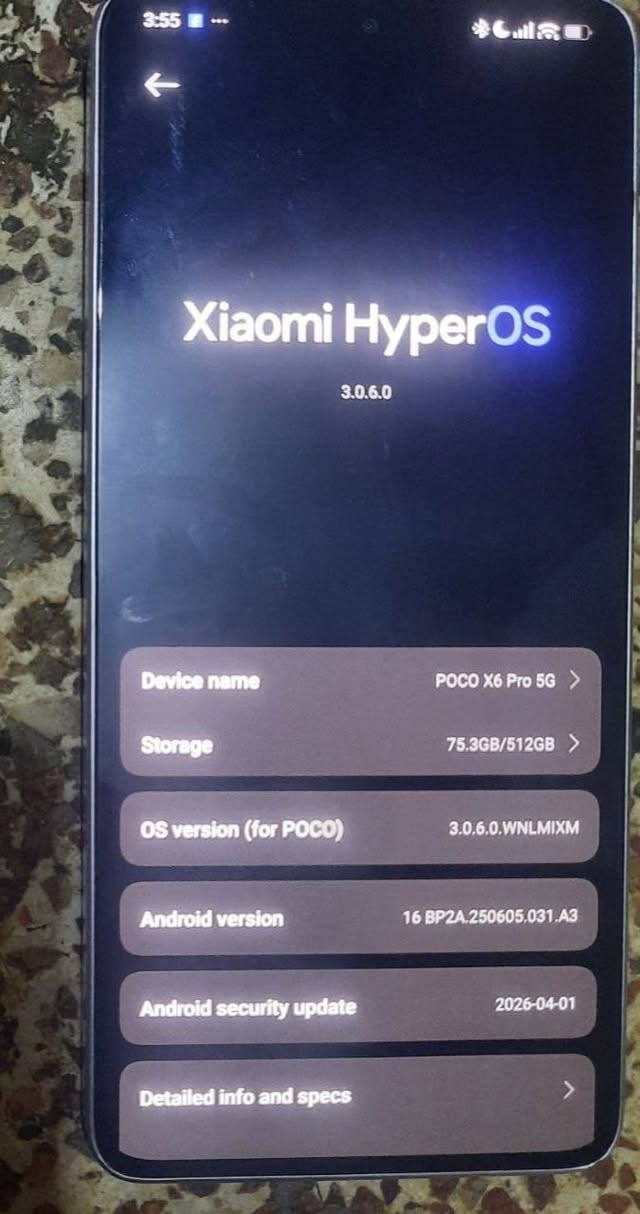 بوكو x6pro بلادي كلشي ممبدل ذاكره 512 رامات 12 سعره 290 قفل قفل واتساب *********** مكاني بغداد الحسينيه الراشديه.
