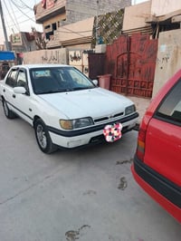 نيسان صني موديل 1991 كير ومحرك مال كصه كير توماتيك جامات كهرب رقم نينو...