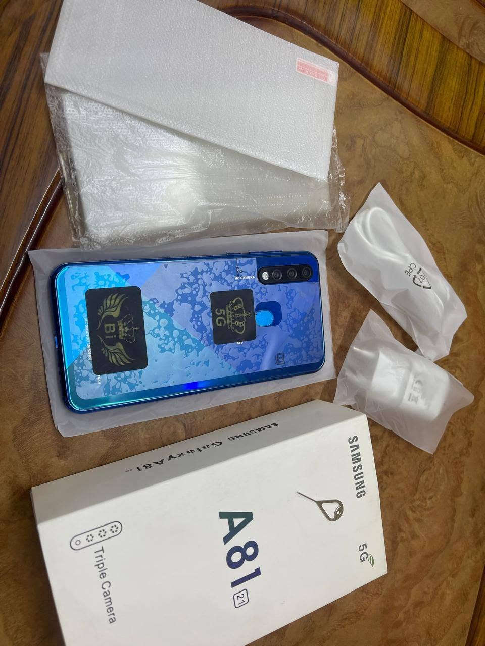 السلام عليكم
Samsung a81 5G

جديد ما مستخدم بالجيس

ذاكرة 128

يدعم انترنت 5G

كاميرا ثلاثية

بطارية 4000 مللي امبير

مساحة تخزين قابلة للتوسيع

مع ملحقات كامل تتكون من:

. كفر شفاف

. لصقة شاشة

. شاحنة تلفون اصلية

. واير شحن

. دبوس سيمكارت

السعر 120 وبي مجال

متوفر توصيل

للتواصل ***********
