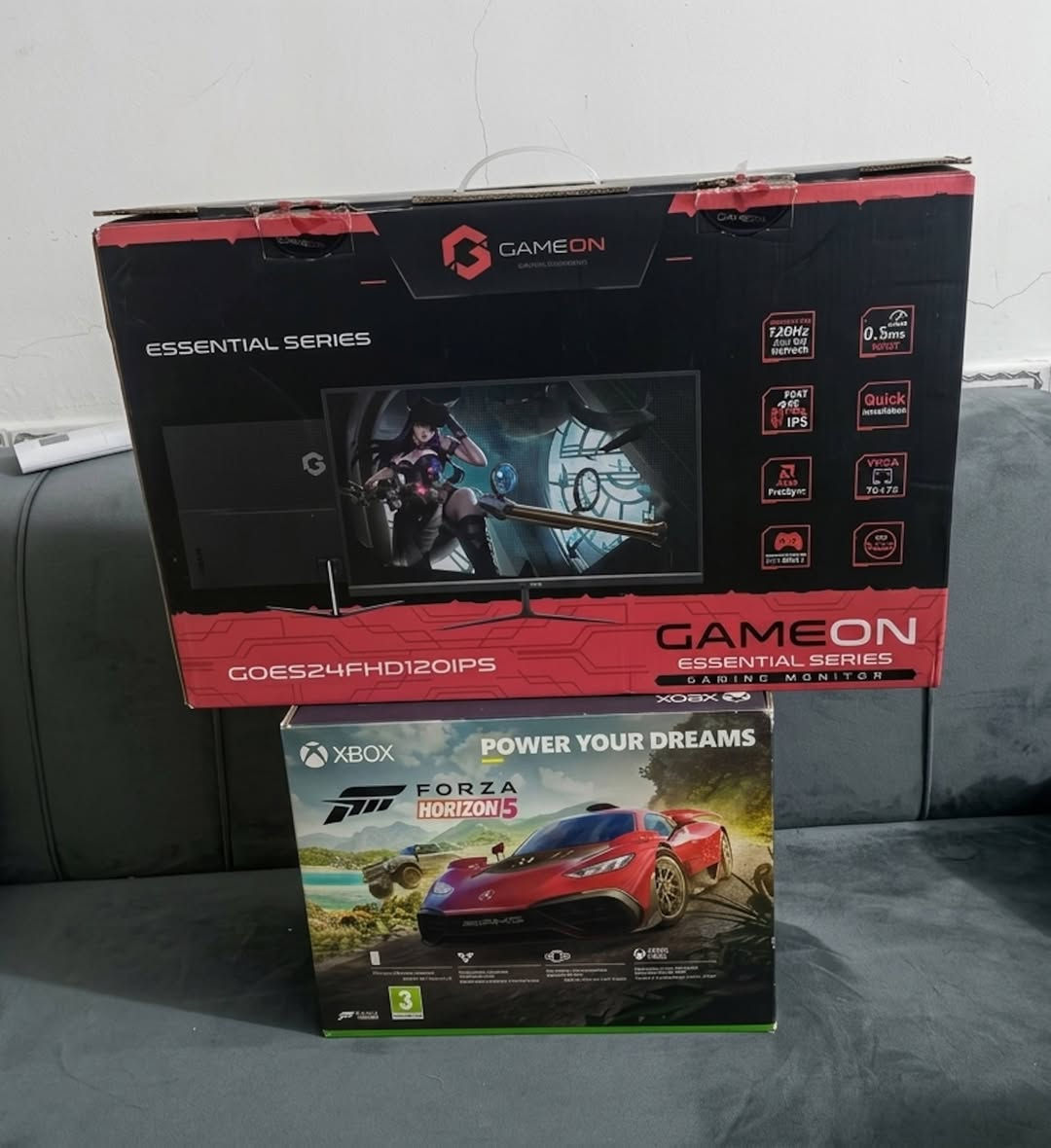 سلام عليكم 

جهاز Xbox Series نسخة فورزا + مونيتور FHD, 120hz
جويستك Gamesire g7SE 
جهاز والشاشة وجويستك جدا نظيف 
 سعر 850 شامل كل شي 
___________________________________
وعندي حساب مليان العاب بالتعليقات تفاصيله
الحساب ابيعه وجه بوجه لشراي فقط

مكاني الديوانية مركز 

للاستفسار: 

***********
***********

