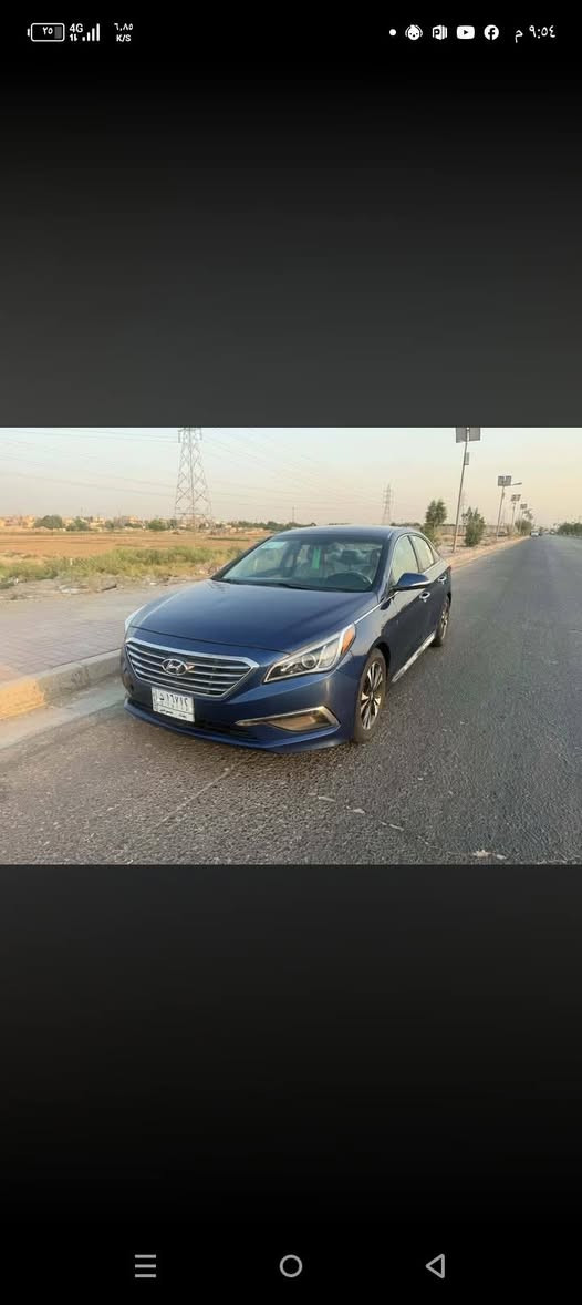 سوناتا سبورت 2015واردامريكي بيها بنيد صبغ والتكمه بصوب السايق اثر جراد وبيها قليل بارد 105وبيها مجال مكان النجف بله زحمه الميعجبه ليعلق ***********
