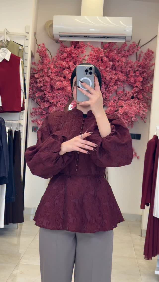 قميص بهاري • S M L XL • كيلوت قماش 38/46
