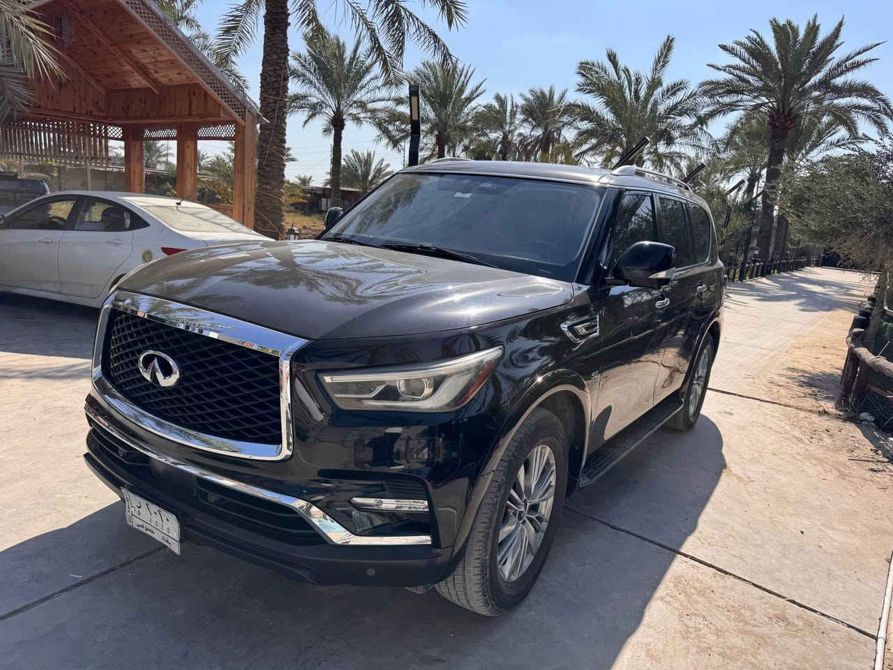** للبيع: إنفينيتي QX80 موديل 2020 (وارد أمريكي)**
السيارة بحالة ممتازة جداً جاهزة للتحويل والاستخدام.
** المواصفات التفاصيل:**
 الموديل: 2020
 المحرك: 8 سلندر V8 سعة 5.6 لتر (قوة وعزم ممتازان)
 المواصفات: وارد أمريكي (مواصفات فول مواصفات / رقم واحد)
 اللون: [اسود ]
 المسافة المقطوعة ( 120): [الف ]
 حالة البودي والضرر: [ كلين تايتل  ]
 الداخلية: جلد أصل، شاشات خلفية، كاميرات 360، فتحة سقف، ونظام صوتي مميز.
 الحالة الميكانيكية: تبريد ثلج، محرك وقير وبككس بشرط الفحص، إطارات بحالة ممتازة، وصيانة دورية منتظمة.
** السعر المطلوب:** [ 30.000] (قابل للتفاوض البسيط)
** الموقع:** بغداد / [أ الجادريه ]
** للاتصال والاستفسار:** [ ***********]
(يتوفر واتساب على نفس الرقم)

ملاحضه   معه سياره رقم عادي بغداد, العراق
