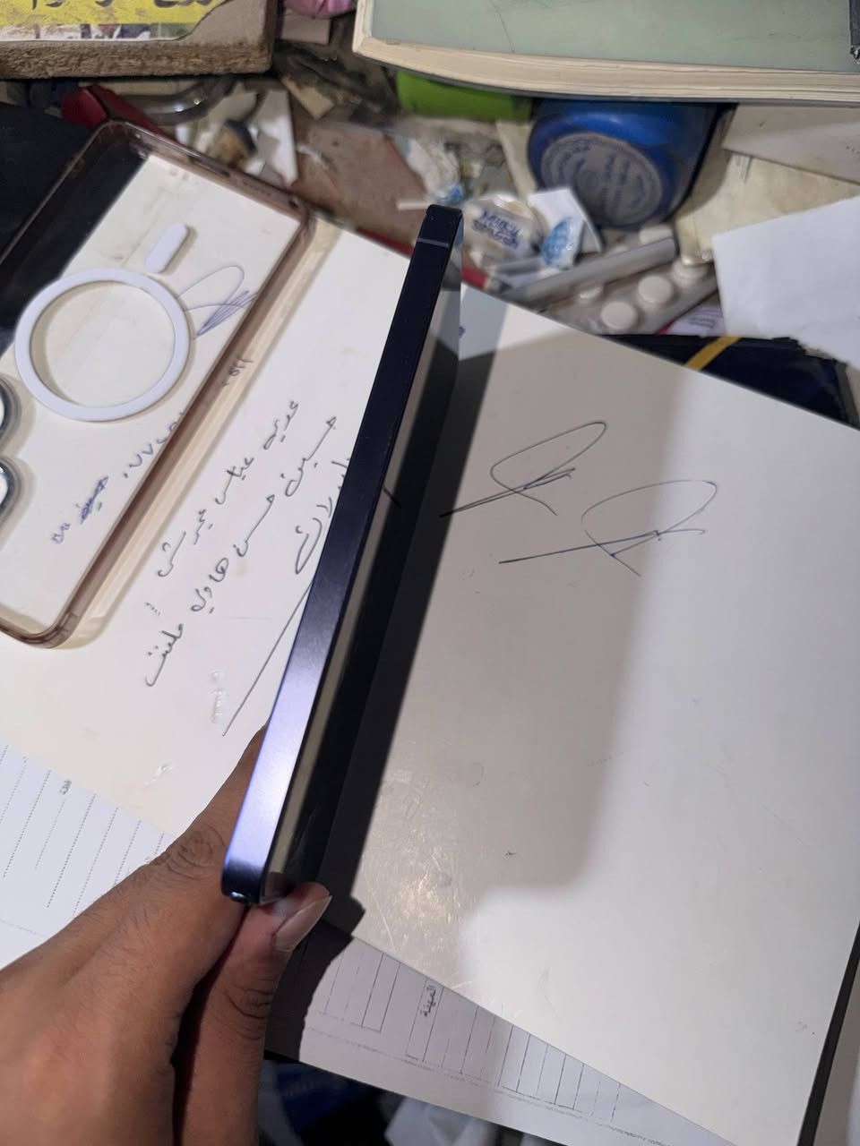 S26 ultra  مستخدم للبيع كامل الغراض 
الجهاز مكفول من اي ضرر نظافة 100%
السعر مليون و٢٥٠ قفل قفل تجي تفحص وتأخذ  
واتساب *********** فقط
