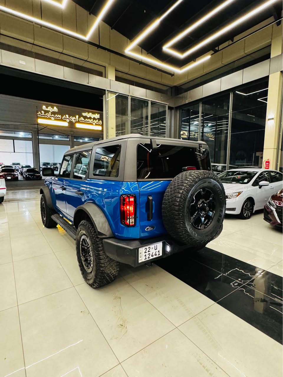 ford bronco 2023 V4 توين توربو 
فورد برونكو 2023 
كامل جوانكاري بو كراوة سةيارةكي جوان بي مةسروف دحامي بو دةحامي بةشةرتة 
 نيو بونيد سبوخة بي ژوري بي شانصي 
ارباك بس سوكان سيستةم كراوة بيلاد داندرايتةوة 
شوين هةولير 
273$ كةميك مةجال 
Ⓜ️0️⃣7️⃣5️⃣0️⃣3️⃣6️⃣9️⃣9️⃣0️⃣9️⃣2️⃣
كورك واتساب أربيل, العراق

نص مكتوب في الصور:
- 7:12 LTE 35 bid.cars AWD 2.3L 4 cyl. 250/300/330HP 7718 km 2023 FORD BRONCO, BASE 1FMDE5BH3PLB88777 1-52690134 Copart Location: Detroit (MI) Shipping from: Newark (NJ) Seller: State Farm Insurance Sale Document: Cert of title-salvage vehicle (MI) Sales History 1 Similar archival offers You are watching archived offer. Auction ended on Tuesday, August 20, 2024. Tuesday, August 20, 2024 13 Photos Ask 19