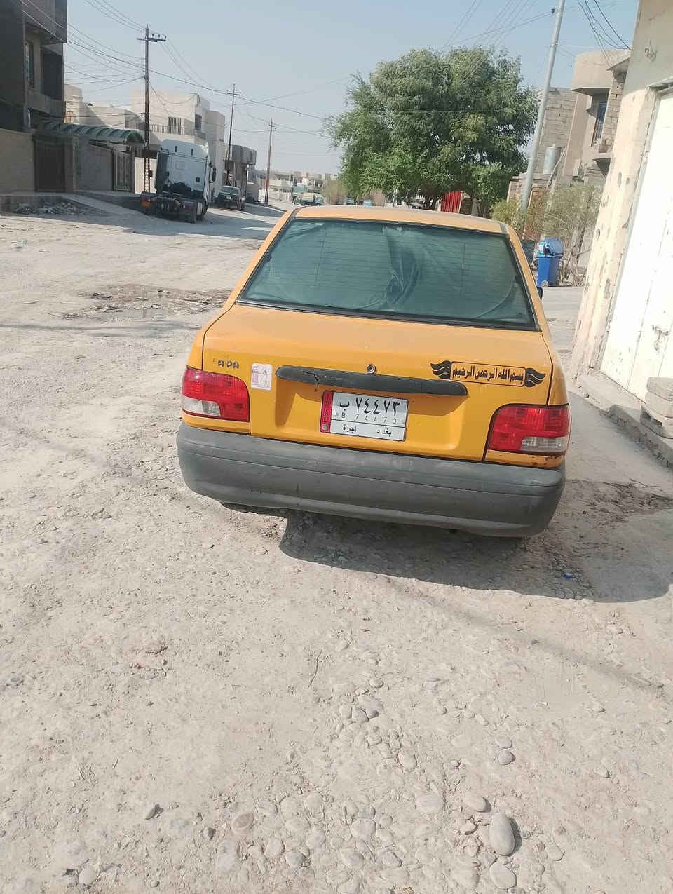 السلام عليكم
سايبة ٢٠١٢ كير ومكينة بشرط شواصي حلوات صدر جديد 
تايرات جدد سنوية لل ٢٨ مشروع وطني شرط التحويل مصفرة هيئة وغرامات سعرها ١٨ وترهم مراوس مكاني سامراء ( *********** )

