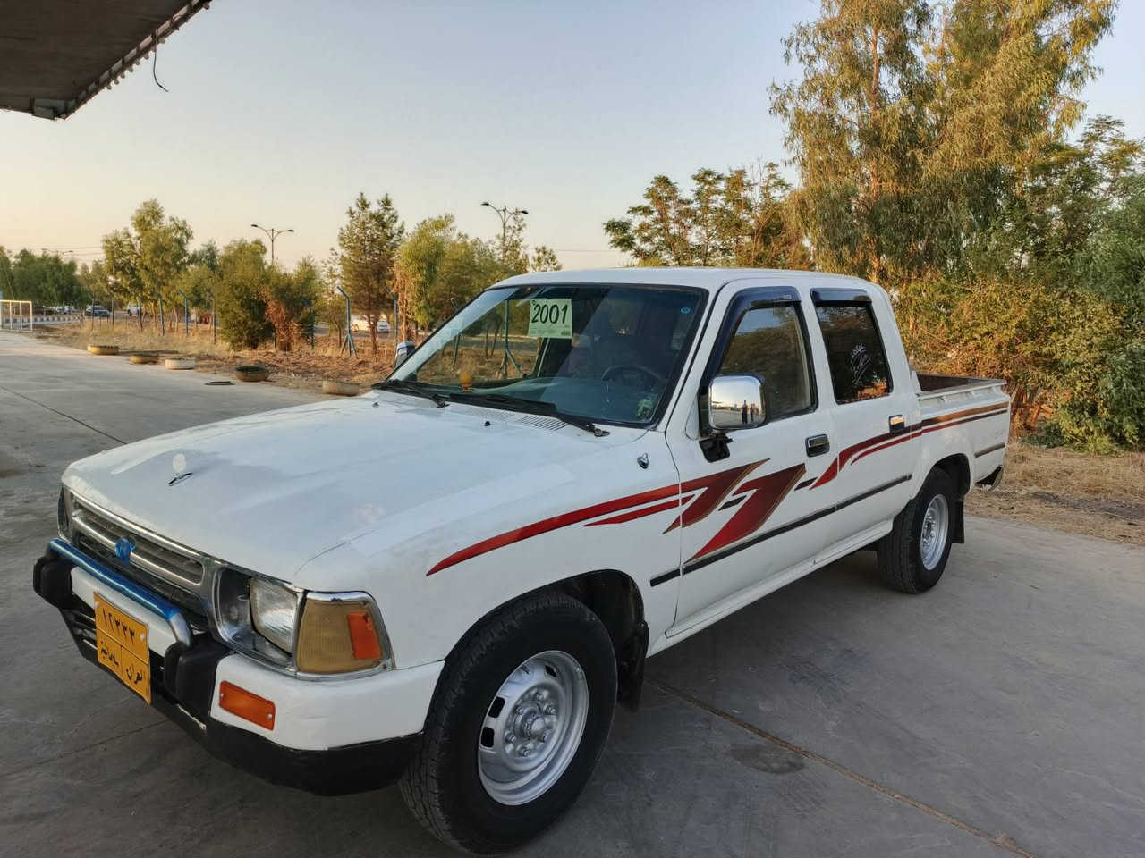 تويتا پيكاب مؤديل 2001 رقم سليماني به شرت تحويل
وه كه ل خه ره مه سه نه واي 2025 وات به سر جوا 
گير مه كينه به شرت ناواي ني به شرت حاسيب  
بي دعم بي له دراو  په له په له بؤياخ هاي 
نرخ 32 ما عامه ***********ئاسيا***********
