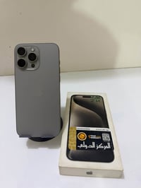 ايفون 15 برو ماكس • بطاريه 100 • مكفول
