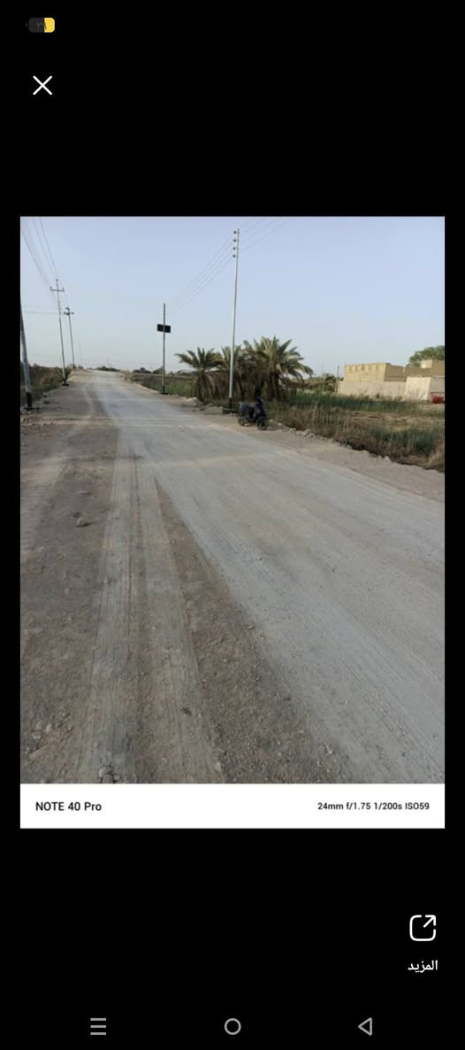 السلام عليكم توجد قطع للبيع المكان على الشط وره المكصب القديم يم اسالة ماي مالت النواشي مساحه ٢٥٠ ثنين وحده بصف الثانيه خدمات كامله كهرباء ماي شارع عرضه ١٠ تبعد عن الشارع العام ٢٠ متر بكاع ابو غزوان طابو سند ٢٥ السعر الوحده ٢٢ رقم ***********
