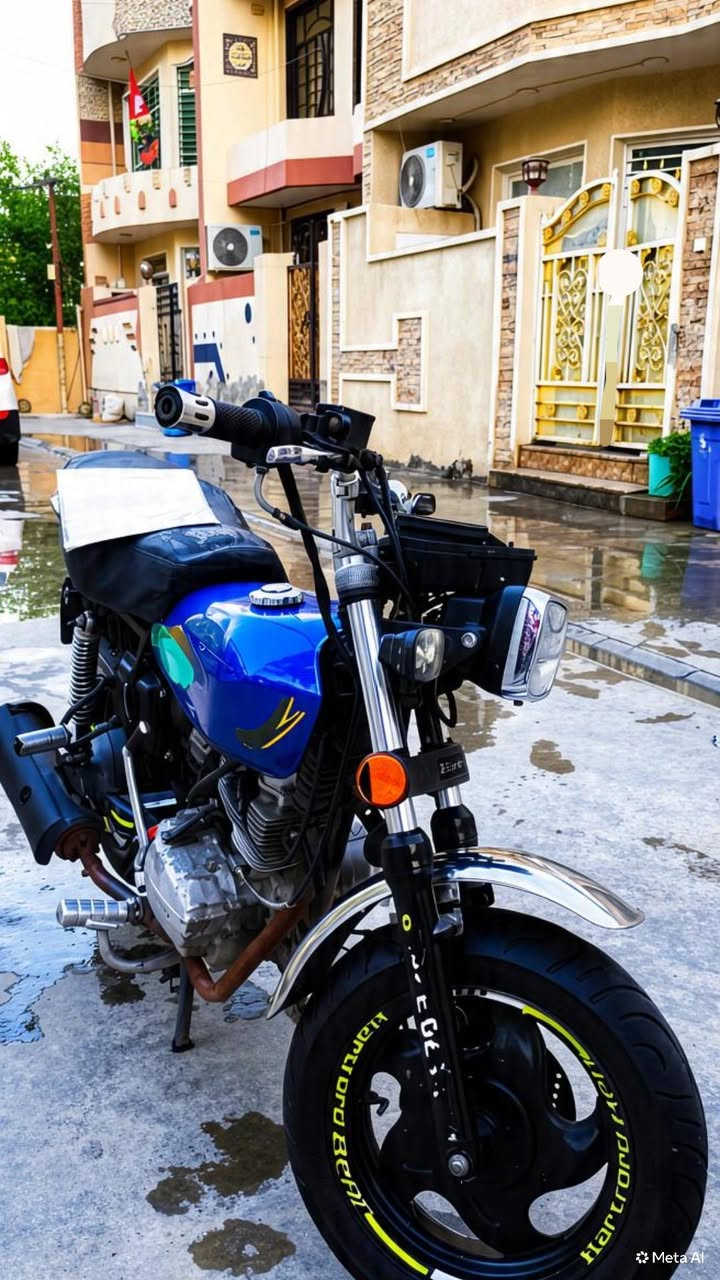 فورد للبيع سرعه120 دراجه نضيفه سعر 500 وبيها مجال ***********

نص مكتوب في الصور:
- Meta AI