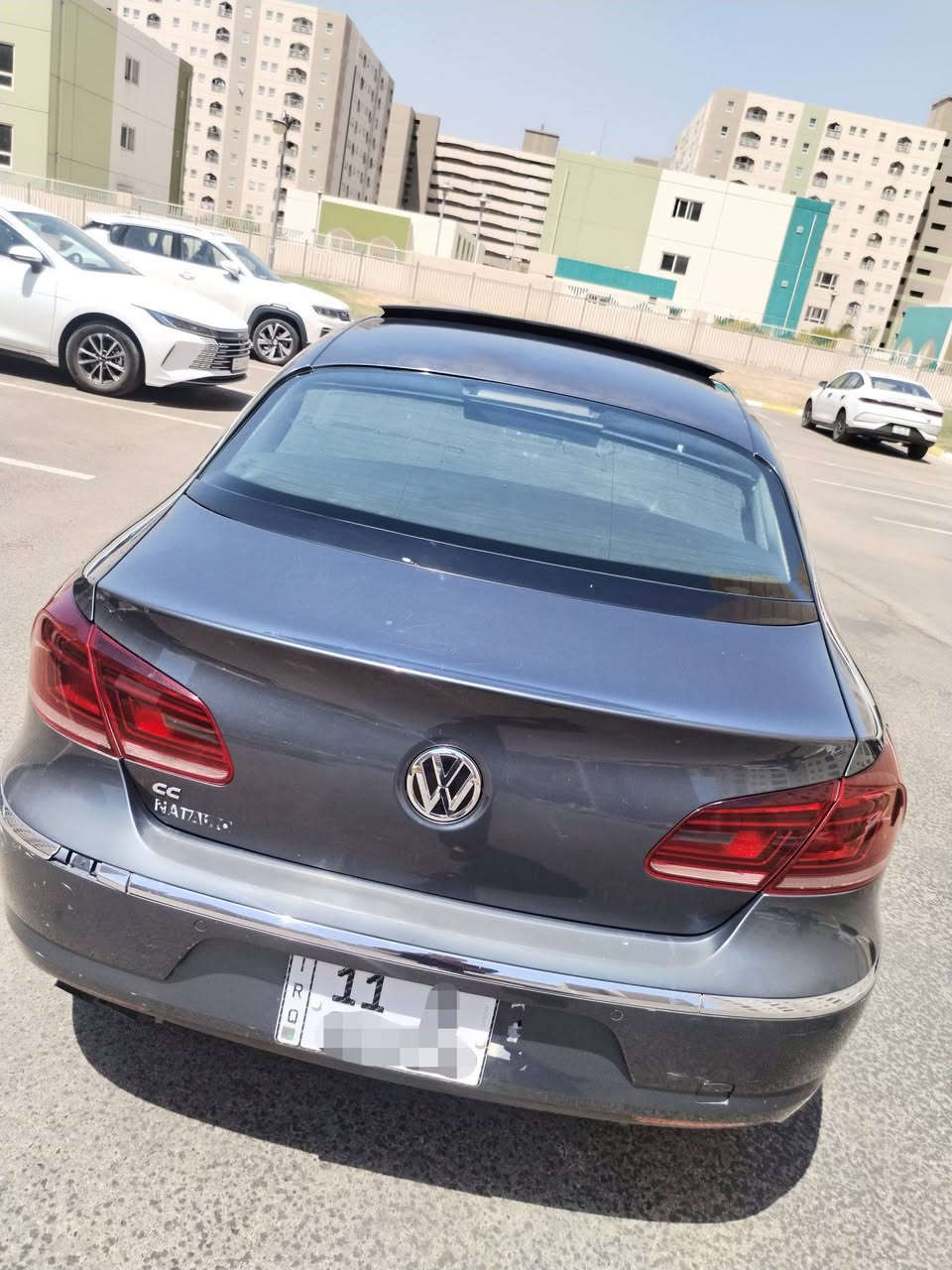 السلام عليكم
للبيع 
فولكسفاكن باسات  cc 🇩🇪 خليجي 2012
Passat CC 2012
السيارة خليجية  فول
ضررهة : قطعة وحدة جاملغ الامامي عكس السايق 
مواصفاتها:

محرك 2000 توربو المرغوب
كير DSG 6نمر المرغوب
بانوراما
فول تحكمات ستيرن 
شاشة كبيرة بلادية
شاشة اعطال 
كاميرا مخفية مع الشعار بلادية
تبريد قطعتين وتبريد مناخي منفصل 
اوتو هولد
هاند بريك بصمة
بردة كهرباء خلفية بلادية
الداخل جلد رئاسي لونين بلادي
كرسي السياق كهرباء 3 وضعيات 
6 حساسات امامية
6 حساسات خلفية
لايتات زنون بلاد بك لايتات لد بلاد
عدسة دوارة مع الستيرن عند الانعطاف يمين او يسار 
الويل حجم 17بلادي السيارة 5 ويل كب
 
السيارة ماشية 174 الف  كيلو وقابل للزيادة

السعر 9600$
للتواصل *********** متوفر واتساب
