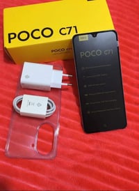 📱 للبيع POCO C71 لون اسود  ✨ الجهاز نضيف 99% 🔧 الشاشة مبدلة أصلية من ا...