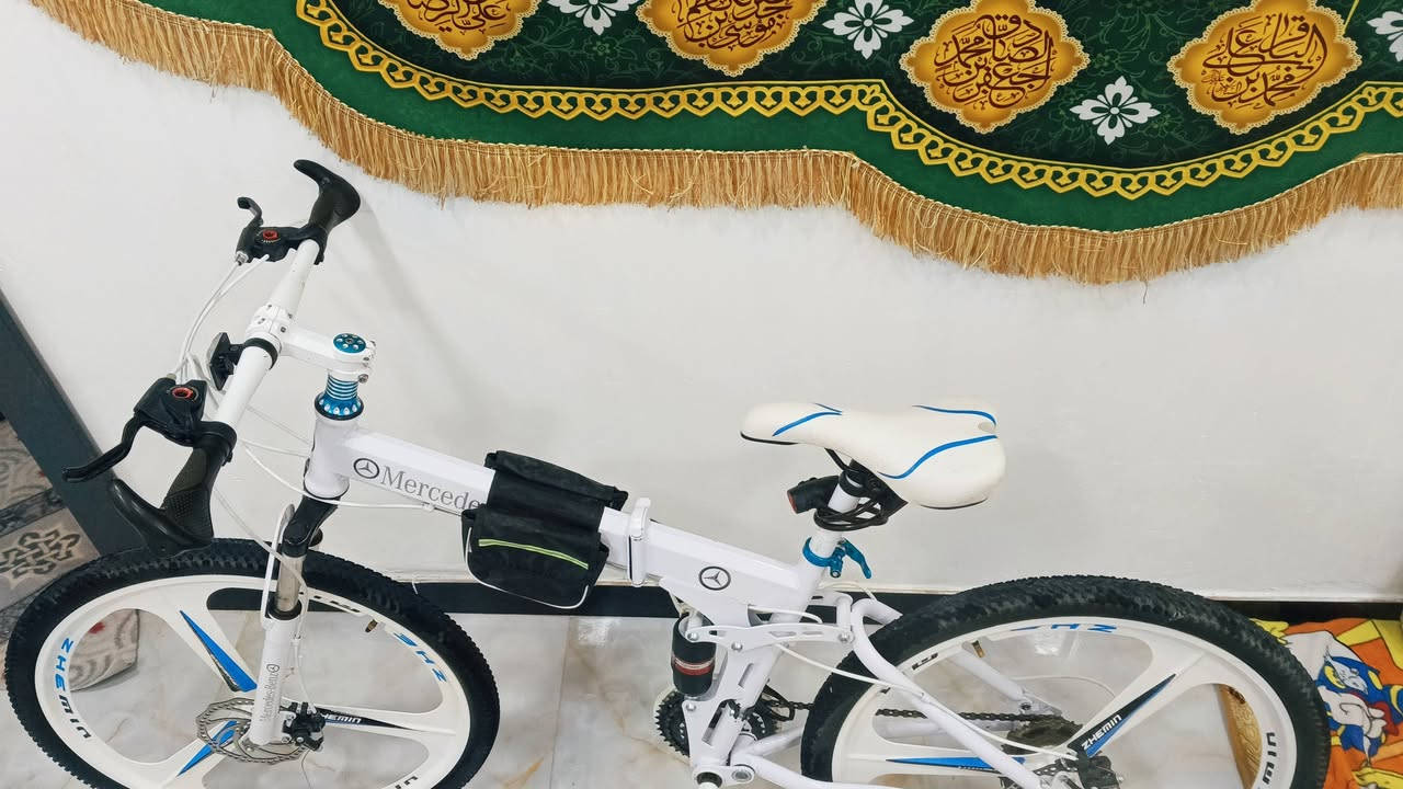 السلام عليكم..
بايسكل جبلي للبيع 
مواصفاته:
دبلات امامي
ويل فايبر گلاس 
يجي بي 3 مكاين امامي +10مكاين خلفي يجي دگم للتحكم ب المكاين الخلفي و الامامي 
يجي تاير مالته جبلي 
+ چاملغات امامي + خلفي
+ينطبگ من النص يصير حجمه زغير حتى اذا عندك سفرة او فد شي تاخذة وياك 
+,معداته وياه من الشركه
+ يجي الشركه مالته مارسدس اصلي مو صيني حتى الطبع حراري ...
السعر: 500 ألف مع مجال بصيط حگ الجيه
مو شراي اطلع گبل :
للأستفسار :,*********** بي واتساب
