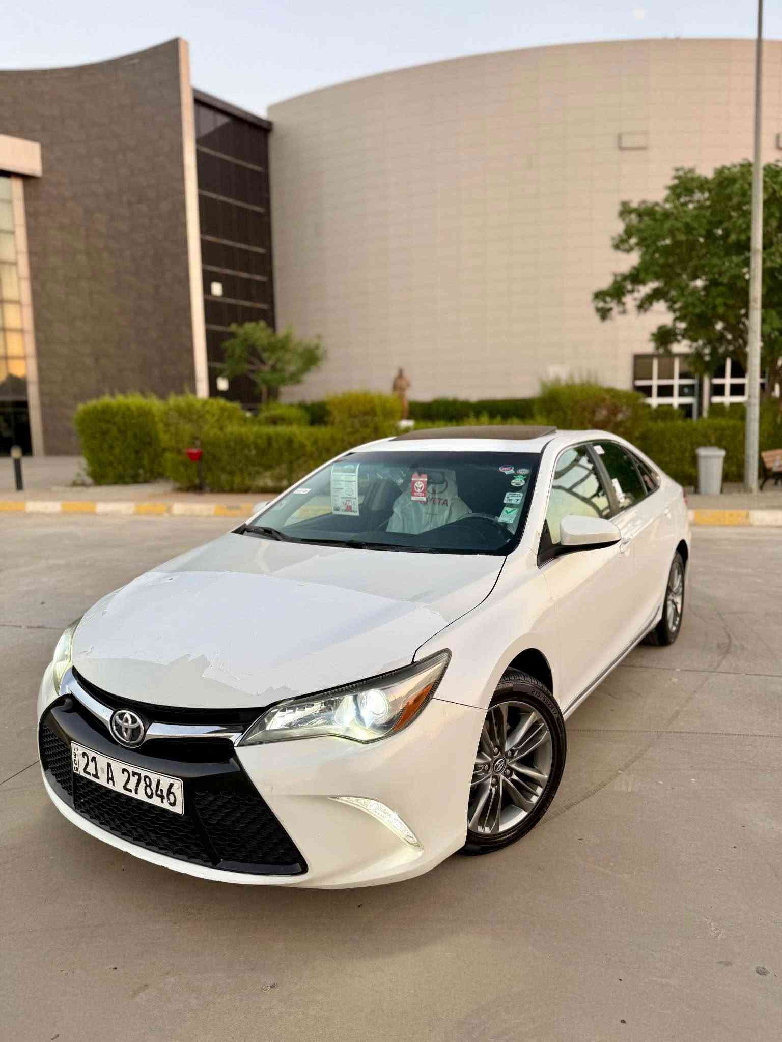 🚘 Toyota Camry 2017 SE Plus

🔹 تويوتا كامري 2017 SE Plus فوفول مواصفات، لون أبيض صدفی
🔹 سيارة جميلة جداً ونظيفة
🔹 صبغ قطعة واحدة فقط
🔹 ماشية 128 ألف 
🔹 سنوية وهزە جديد، ب اسمی تحول ثانی یوم

المواصفات:
🔹 بصمة
🔹 سلايد
🔹 شاحن وايرلس
🔹 مقاعد جلد وكهرباء
🔹 يدة بصمة
🔹 گير عادي أوتوماتيك
🔹 شاشة كبيرة
🔹 تحكم فوليم بالمقود
🔹 ليتات زينون
🔹 گير ومكينة وتايرات أمامية بحالة ممتازة

📍 العنوان: كركوك
💰 السعر: 163 ورقة بی مجال

📞 للاتصال: ***********
📱 WhatsApp: ***********

🚘 Toyota Camry 2017 SE Plus

🔹 تۆیۆتا کامری ٢٠١٧ SE Plus فول فول مواسەفات سپی سەدەفی 
🔹 سەیارەیەکی زۆر جوان و پاک و خاوێن
🔹 تەنها یەک پارچە بۆیاخە
🔹 ١٢٨ هەزار ڕۆشتووە
🔹 سەنەوی و هەزەی تازەیە، بە ناوی خۆمەوەیە

مواسەفات:
🔹 بەسمە
🔹 سڵاید
🔹 وایەر جارج
🔹 کورسی جلد و کارەبا
🔹 یەدە بەسمە
🔹 گێری عادی ئۆتۆماتیک
🔹 شاشەی گەورە
🔹 سوکان ڤۆلیۆم
🔹 لایتی زینۆن
🔹 گێری مەکینە و تاخم پێش بەشەرت

📍 ناونیشان: کەرکوک
💰 نرخ: ١٦٣ وەرەقە و  مەجال

📞 پەیوەندی: ***********
📱 WhatsApp: *********** كركوك, العراق
