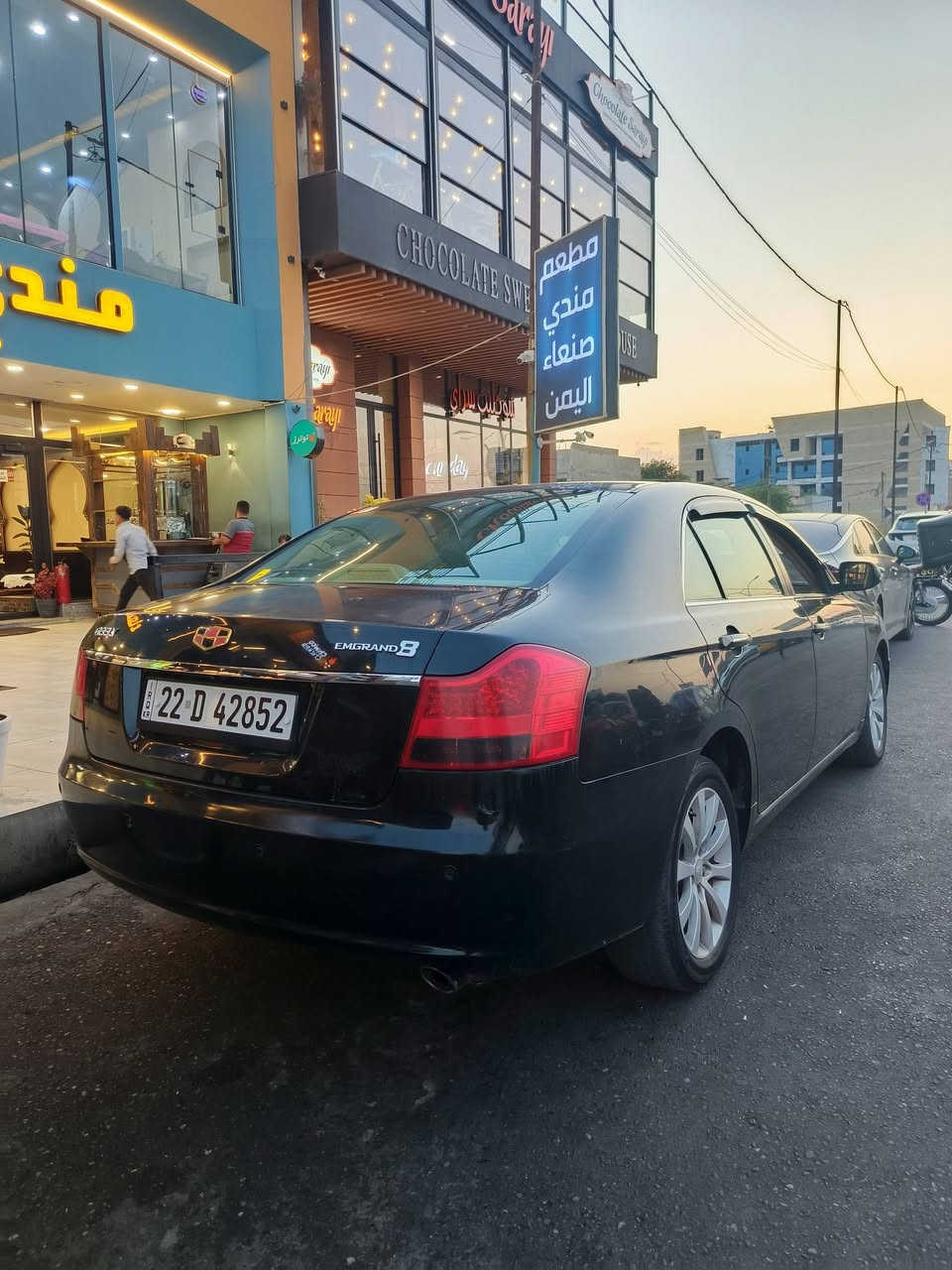 جيلي امكراند c8 الحجم الكبير
فل مواصفات حساسات امامي وخلفي وتحكم استيرن ومثبت سرعه
كير ومكينة شرط محرك كامري ٢٤٠٠ كهربائيات كلها شغاله
سنويه ٢٩ هزتها خلصت قبل اشهر
تحويل مباشر رقم اربيل انكليزي
سياره جديده لاصبغ ولاضربه يحتاجلها صدر على النص
مكاني موصل السعر ٦٣ وبيها مجال 
***********
