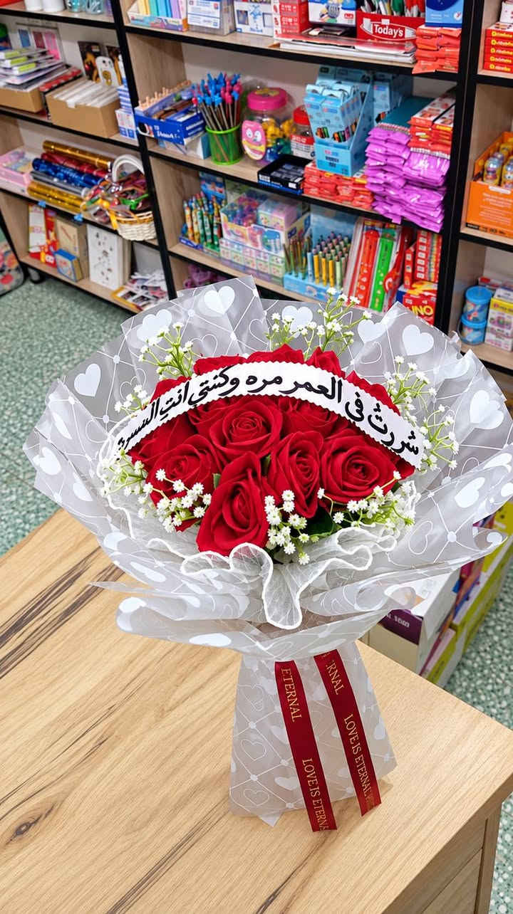 متوفر جميع باقات الورد للاعراس والتخرج 🌹💐
وباسعار مناسبة 💯

مكتبة نفر المركزية 
ناحية نفر شارع النص قرب دائرة الجنسية 
واتساب ***********
تلي Mnr2244
