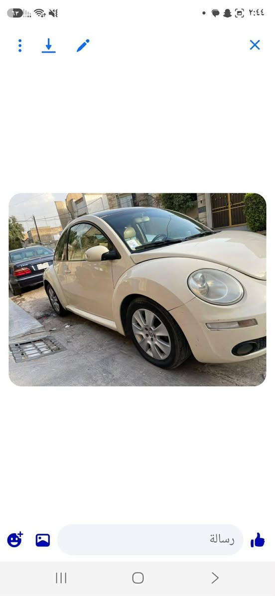بيتل موديل ٢٠٠٩ بسعر معقول ومناسب 
 وارد امريكي 
حادثها بنيد مرجع عالبارد 
مبدليلها دعامية مابيهه اي صبغ
تبريد تدفئة كشنات بس يحتاجلها شوية ترتيبات

السعر علق بكلمه تم وسيصلك مباشره بالرد الالي 

رقم هاتف صاحب السياره متوفر واتساب ***********
سوي لايك للمنشور حتى يطلع منشوراتي كدامك يوميا انشر سياره

نص مكتوب في الصور:
- رسالة