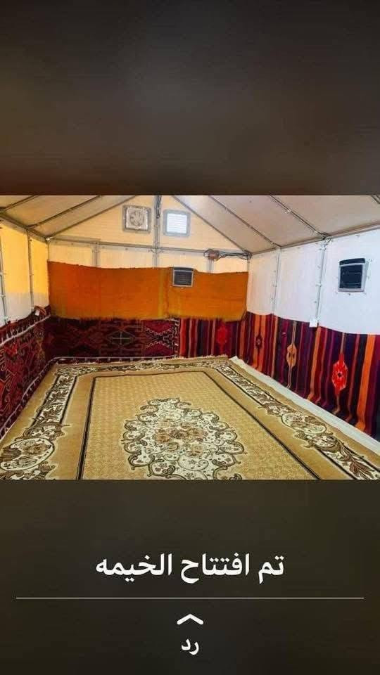 خيمة كرفانية • صنع مريكي • ضد مطر وتراب
