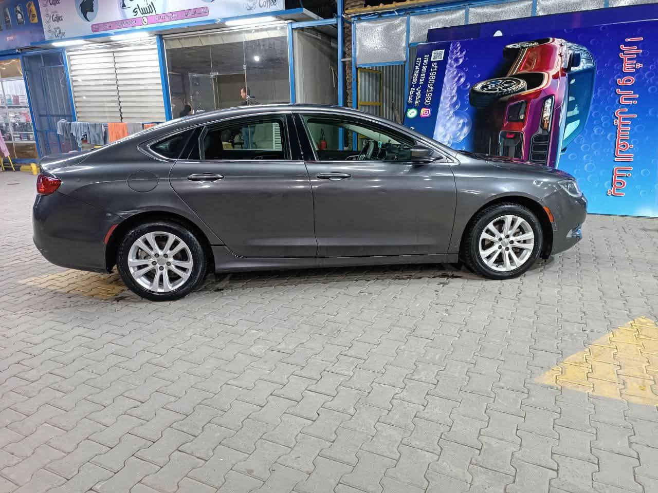 السلام عليكم اخوتي
🚗كرايسلر C200 للبيع موديل 2015 
الرجاء قراءة التفاصيل بدقة
✨محرك اريعه سلندر 2400
✨كير ومحرك ممفتوحات .
✨ بجم كبس .
✨كير ماوس 9 نمر .
✨سايد بريك كهربائي .
✨كشن السائق والراكب تدفئة . 
✨سستم 8 ايرباك , فقط الي بجهة باب خلف السائق طاك .
✨بصمة تشغيل عن بعد  ودخول ذكي .
✨شاشة بلادي , كامرة خلفية .
✨المرأة الوسطية تعتيم ذاتي من الاناره العالية .
✨كشن السائق تحكم كهربائي .
✨تحكم ستيرن كامل 
✨الأرضية تغليف كامل .
✨منظومة led ليل نهار ضمان 3 سنوات .
✨السيارة مبرمجة حماوة واستجابة دعسة البنزين ، أداء .
✨ادامة شاملة لمنظومة الأحتراق قبل شهرين .
✨منظومة غاز ايطالية مع كارت ضمان لمدة سنة ساري المفعول لدى مصفى الدورة الحكومية .
✨عداد المسافه(100 ألف ميل) .
✨هزة جديدة 
✨بيها طخطخات وملاحظات ما مسويهن
✨سياره بأسمي رقم بغداد تحويل ثاني يوم .
✨ سعر السياره 90$
للأستفسار اكثر *********** واتساب
