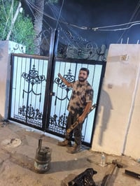 حداد متجول ابو قمر الحداد تم عمل باب ملكي 👑07715573976