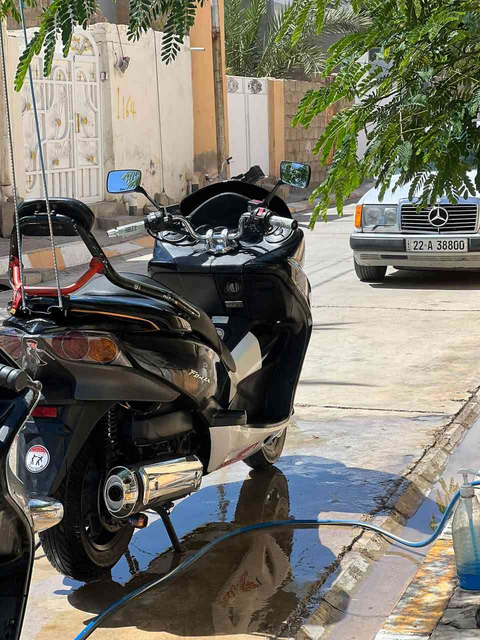 لبيع فورزا 010دراجه مال حاويه جاهزه كل عيب مابيها مكفوله كفاله عامه  ماشيه 31الف سعر 13بي مجال مكان ديالى سعديه***********
