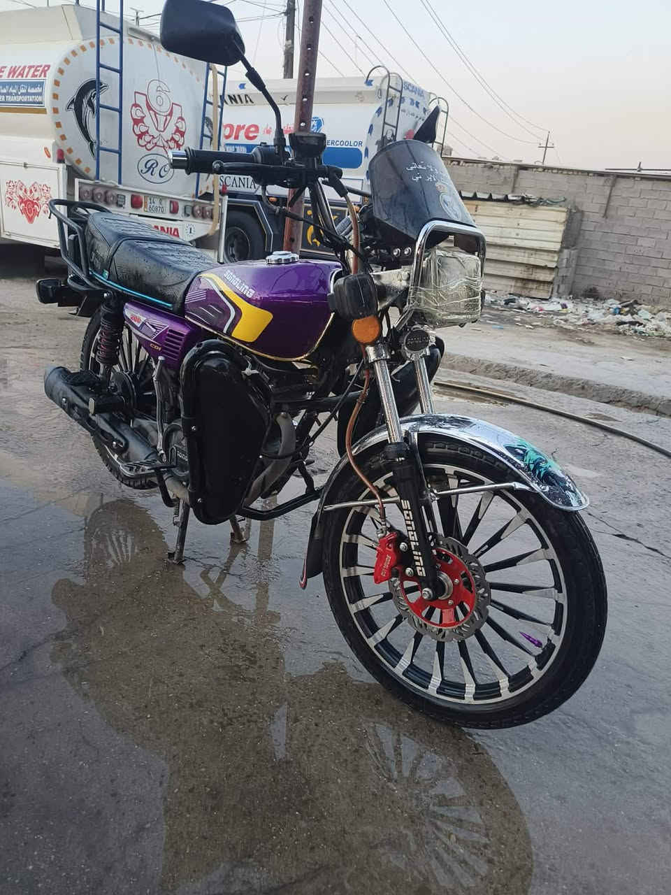 للبيع موديل 26 محرك 200 اخرس كهربائيات كلها شغاله السعر 825 وبي مجال بسيط مكان الكرمه للاستفسار *********** المو شراي لايتعبني رجائن
