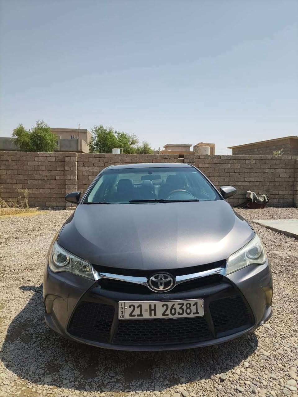 السلام عليكم للبيع كامري موديل ١٧ اس اي 
سليمانيه بأسمي سنويه جديدة ب ٢٠٢٥ 
الظرر چاملغ امامي وباب خلفي بدون دواخل  
مكان صلاح الدين بيجي ملاحضه بيع فقط 
***********هـ
سعر 148
