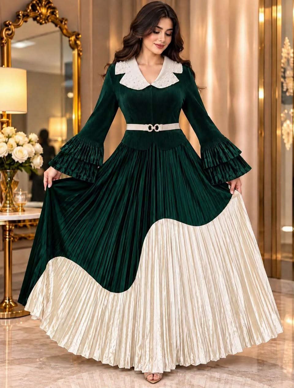 فستان كويتي • بيت وطلعة • مقاسات L-3XL