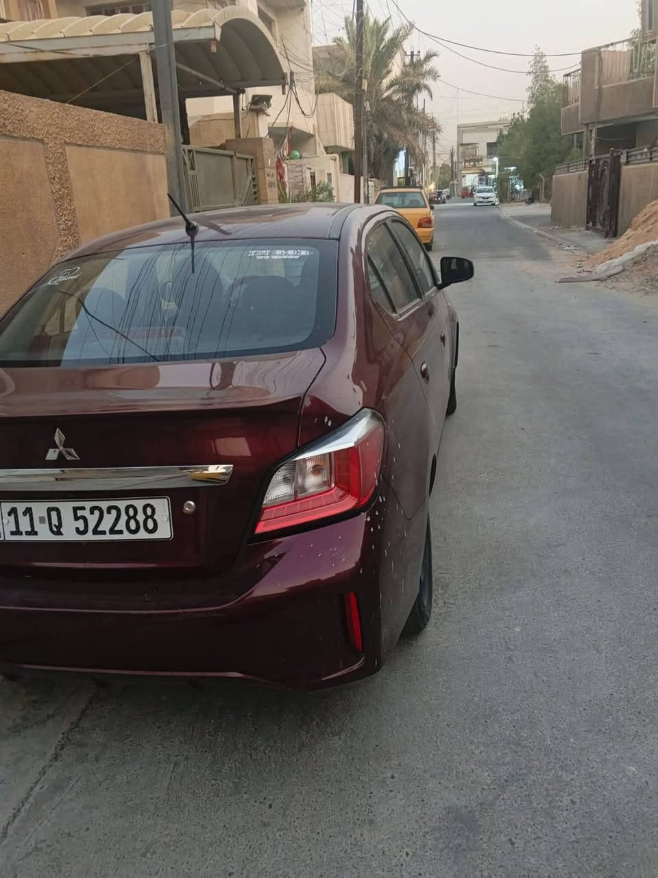 للبيع ميتسوبيشي ميراج

موديل 2024
حادث بس بارد بالجاملغ الامامي الايسر
 كما موضح بالصورة والسيارة بدون صبغ وبدون تبديل

ماشية 57 الف ميل.
 
السيارة جدا نظيفة وبالحقيقة احلى من الصور.

سعرها 100 ورقة بيها مجال بسيط للجاد.

سنوية بأسمي وتحويل ثاني يوم.

مكاني بغداد.
للاستفسار: *********** - محمد ابو رفل

مكلف بالنشر*
