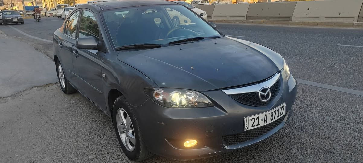 سەلامو عەلیک 
Mazda 3 2007 
سەیارەیەکی کەم مەسرەفی 
بەنزینی عادی کیشەی نیە 
سەیارەکە دەعمی نیە شانو سەقفی پیشو دوای زۆر جوانە 
تەبرید بەشەرت 
سەنەوی تازەیە تا مانگی ١٢ /٢٠٣٠
گیرو مەکینەی بەشەرت 
*********** وەتس ئاپ 
                  سعری ٥٧ گەڵاو مەعامەلە السليمانية, العراق

