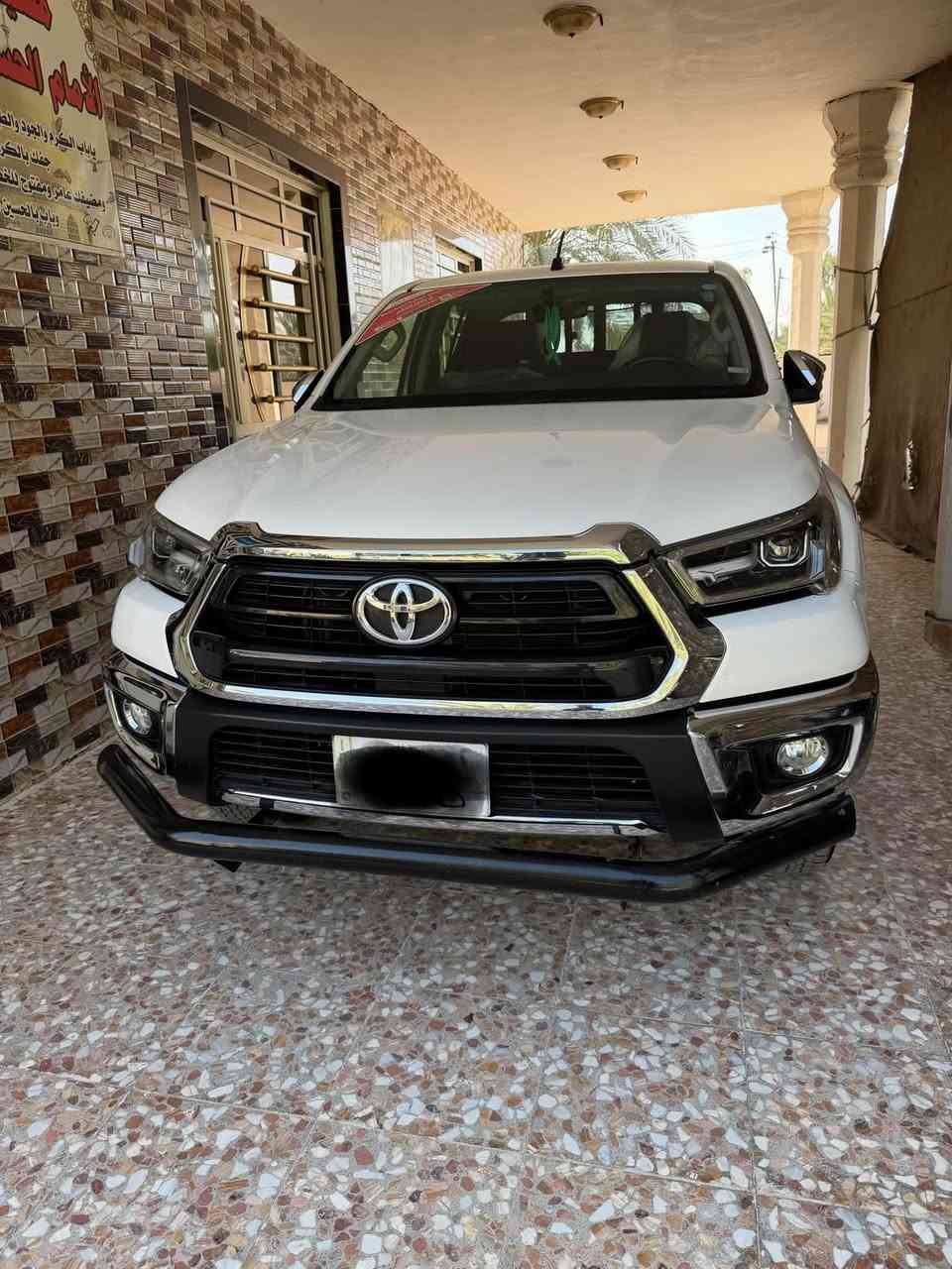 تويوتا هايلوكس خليجي2023
وكاله ساز مكفوله كفاله عامه 
فور ويل 4X4
گير أوتوماتيك
مواصفات فول 1/1
مرايا شفط
جكات بنيد
رقم بغداد باسمي تحويل مباشر
سنوية 2029
تبريد وتدفئة كشنات
سونار
ماشية 38 ألف كم
بصمة تشغيل
بصمة أبواب
السيارة مغلفة PPF
بنيد بجم كامل
دواخل السيارة مغلفة
تايرات شركة
السبير ما نازل
السيارة على وضع الشركة

مكاني : واسط الصويرةرقم: ***********
